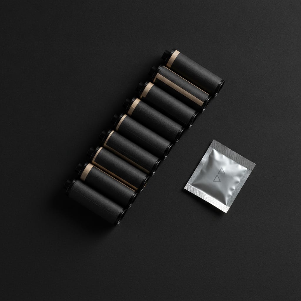 Lot de 10 Ilford HP5 Plus 120 + chimie ID-11